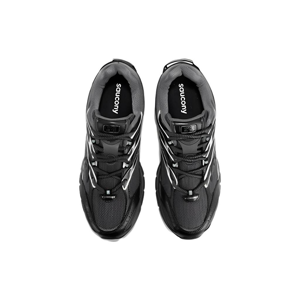 SAUCONY Cohesion 2K Легкие Удобные Амортизирующие Нескользящие Прочные Низкие Тренировочные Кроссовки для Бега Унисекс кроссовки Черные Серые S79019-4