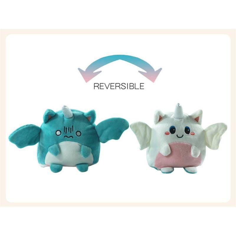 Squishmallows Двусторонний плюшевый игрушечный ангел, меняющий лицо