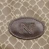 Nina Ricci Overall Handle Boston Bag Brown Key Charm with Pouch Women Used