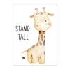 Cartoon Cute Animal Giraffe Lion Monkey Elephant Baby Posters And Prints Wall Art Canvas Painting Wall Pictures Kids Room Décor No Frame