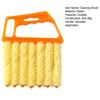 Window Blind Duster Cleaning Brush Non-Slip Handle 7 Finger Air Conditioner Vent Cleaning Scrubber Mini Blinds Washable Tool