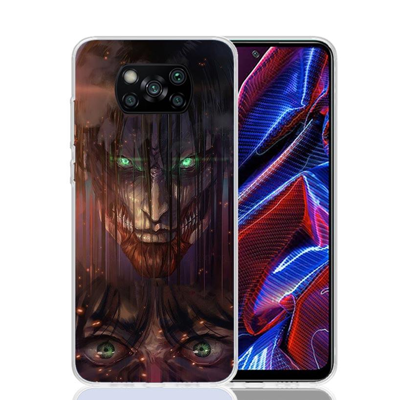 Чехол для телефона 'Атака Титанов' Rumbling для Xiaomi Poco X7 X6 X5 Pro F7 Ultra Redmi 15C 15 13 13C 12 12C 10 10A 10C 9 9A 9C 9T Обложка Po