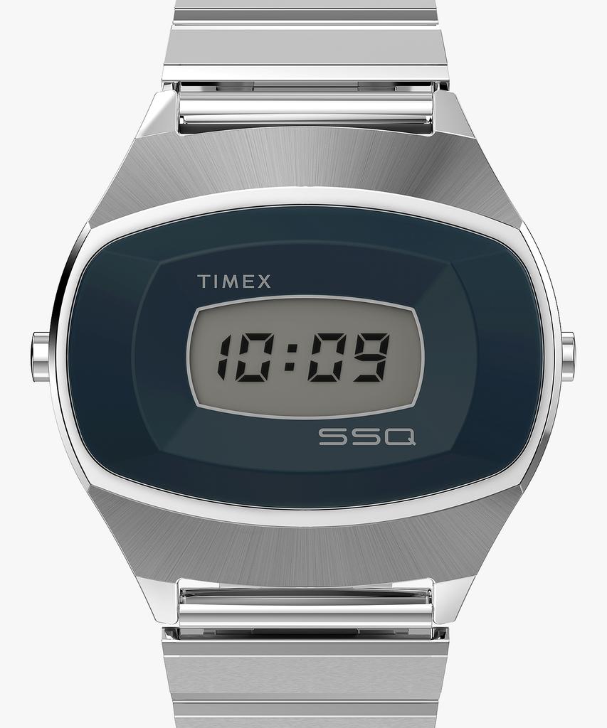 Taimaegseu Q Timex 1975 Ssq Reissue Цифровые часы 38 мм