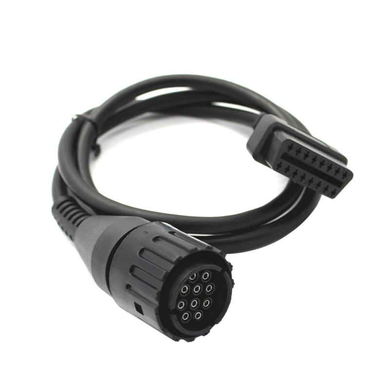 10-контактный сканер, 10-контактный разъем OBD2, адаптер, диагностический удлинительный кабель, используемый для мотоцикла ICOMD