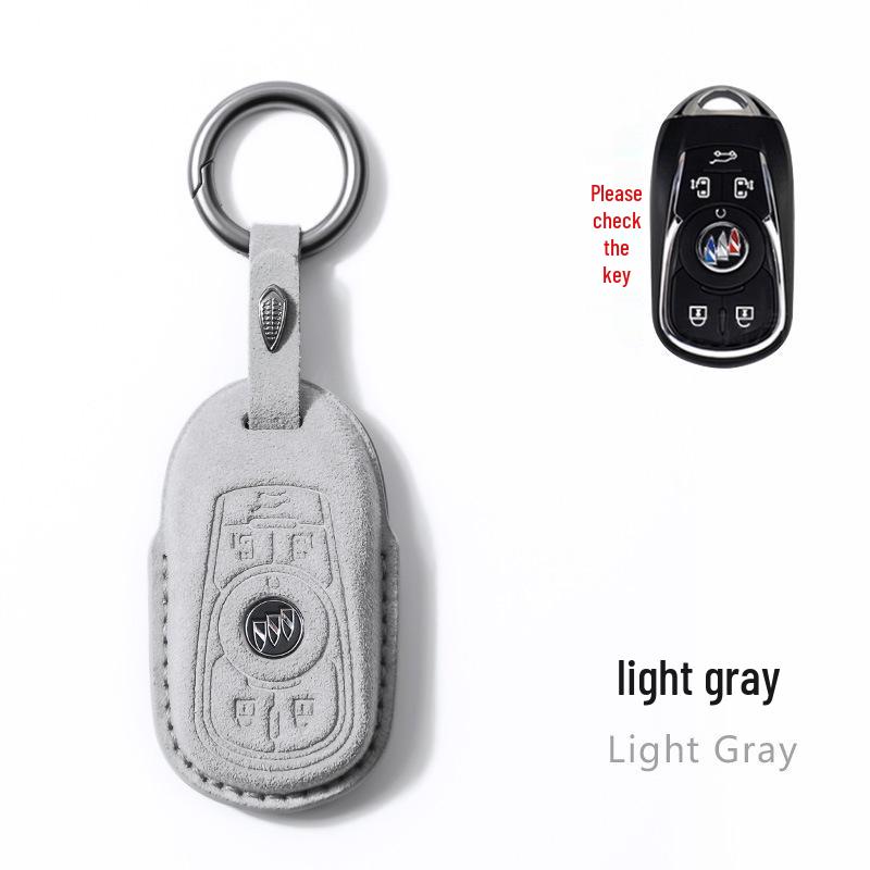 Buick Envision 2023 Suede Key Case for Men & Women - High-End Bag Shell with Buckle