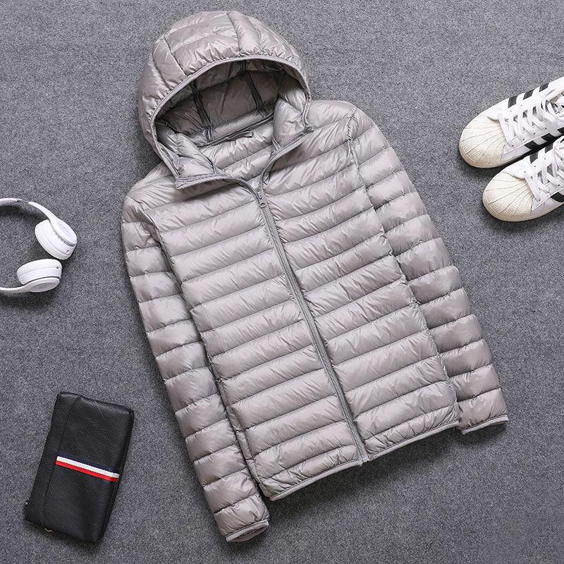 Men's Korean Style Slim Hooded Winter Down Jacket