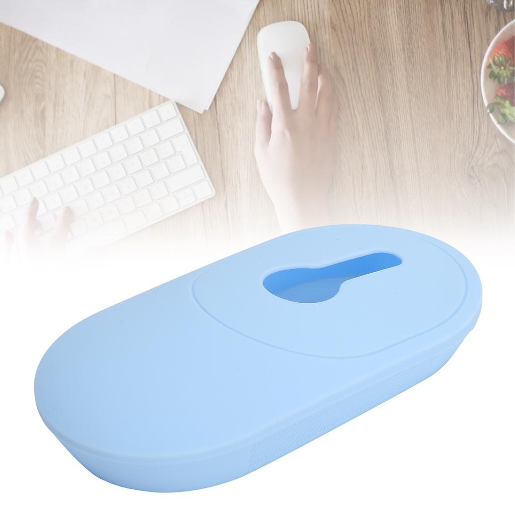 Mouse Cov Elastic Silicone AntiSlip DustProof Protective Sve for (Blue )