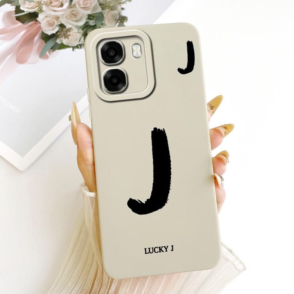 Чехол для Oppo A6 4G Чехол для Oppo A6x 5G CPH2783 Милый Чехол с Счастливыми Буквами Мягкий ТПУ Чехол для Телефона Для Oppo A6x 4G OppoA6 5G Задняя Крышка Fundas