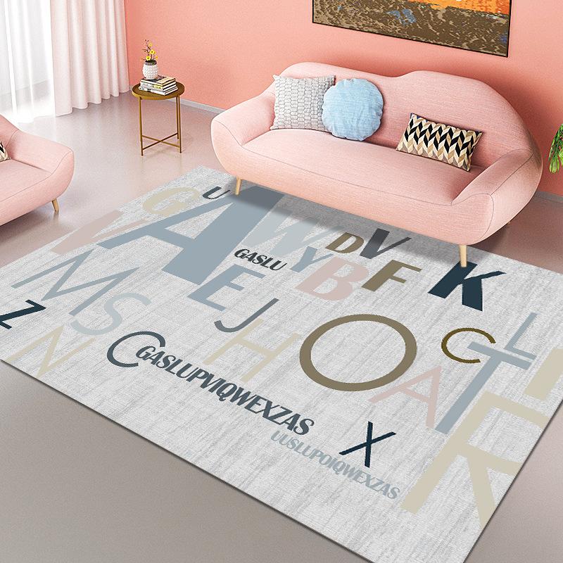 Living Room Nordic Carpet Bedroom Carpet Dirt Resistant Carpet Anti Slip Floor Mat Large-area Floor Mat