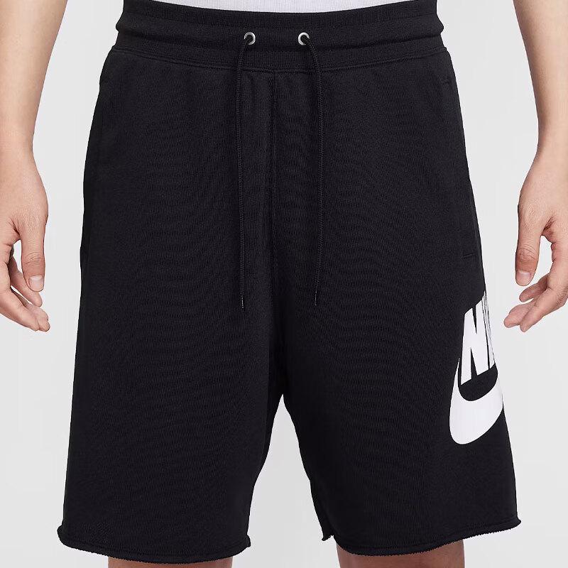 Nike Мужские спортивные шорты из вязаного махрового материала