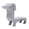 Dachshund Wine Bottle Holder Decor for 375ml 500ml Plastic Tabletop Rack Dog Mom Gift Gray