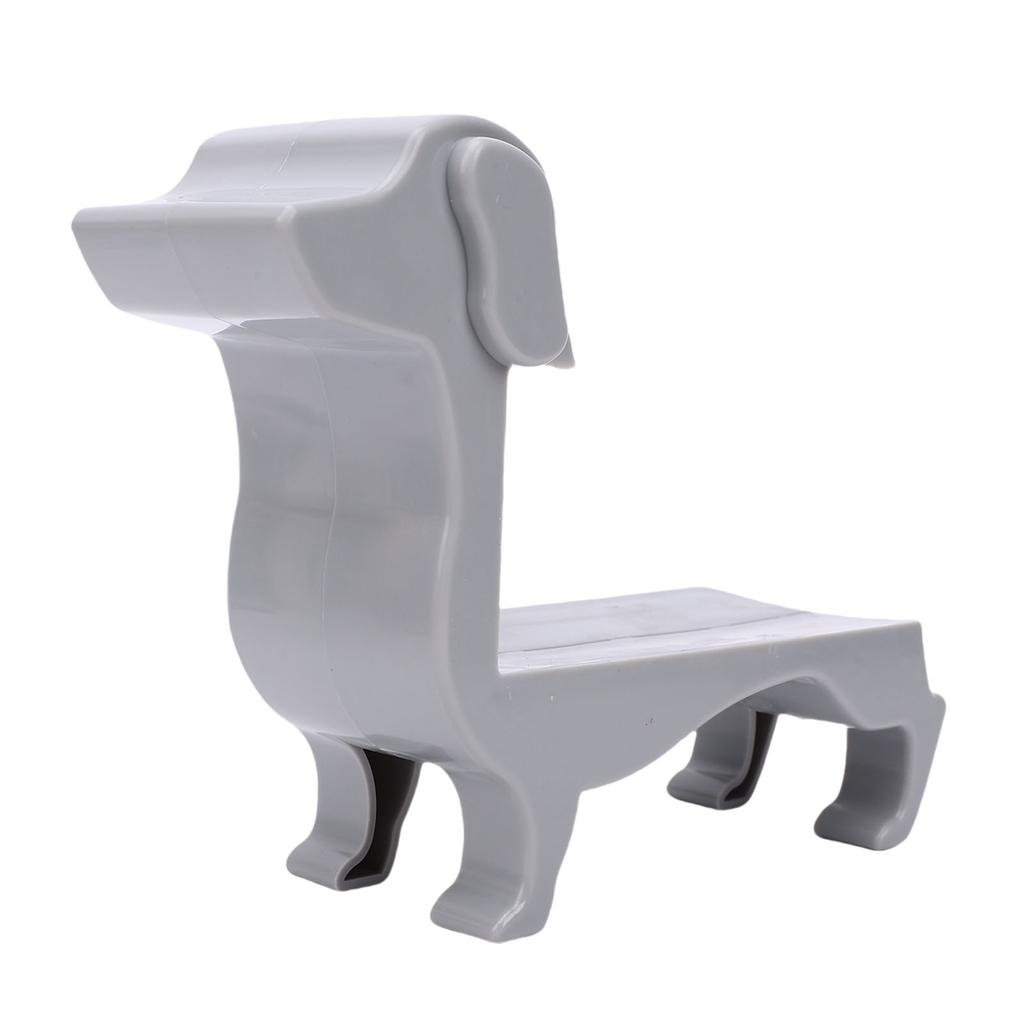 Dachshund Wine Bottle Holder Decor for 375ml 500ml Plastic Tabletop Rack Dog Mom Gift Gray