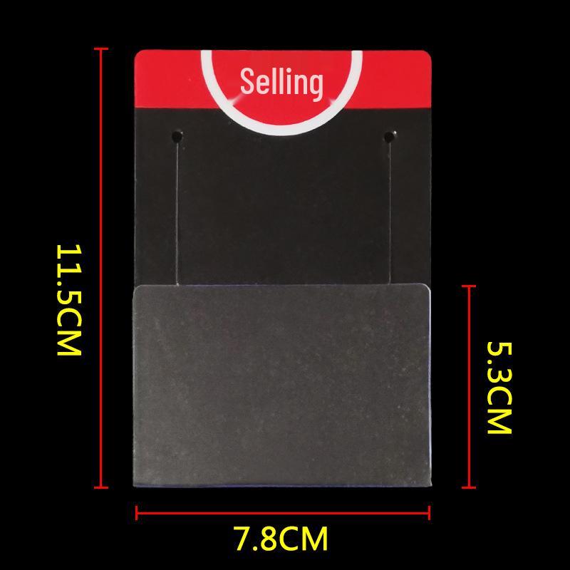 Прозрачный ПВХ рукав для полочных ценников для аптеки и магазина детских товаров