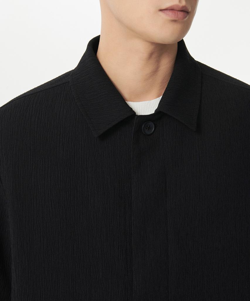 Musinsa Standard Crinkle Minimalist Jacket [Black]