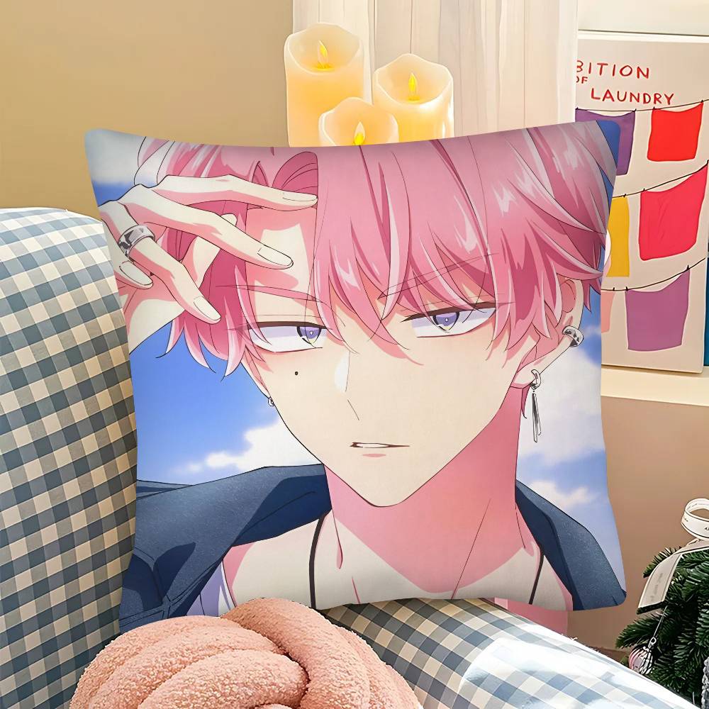 Чехол для подушки TTamon Kun Аниме Модный Квадратный Чехол для Подушки Спальня Диван Гостиная Ins Декор Отдых
