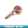 A ABSOPRO Universal Bang NJaw Bolt 8mm OD Bar Njobolt Hose Barb Fitting Adapter Motorcycle Car Metal Bronze Color Replacement