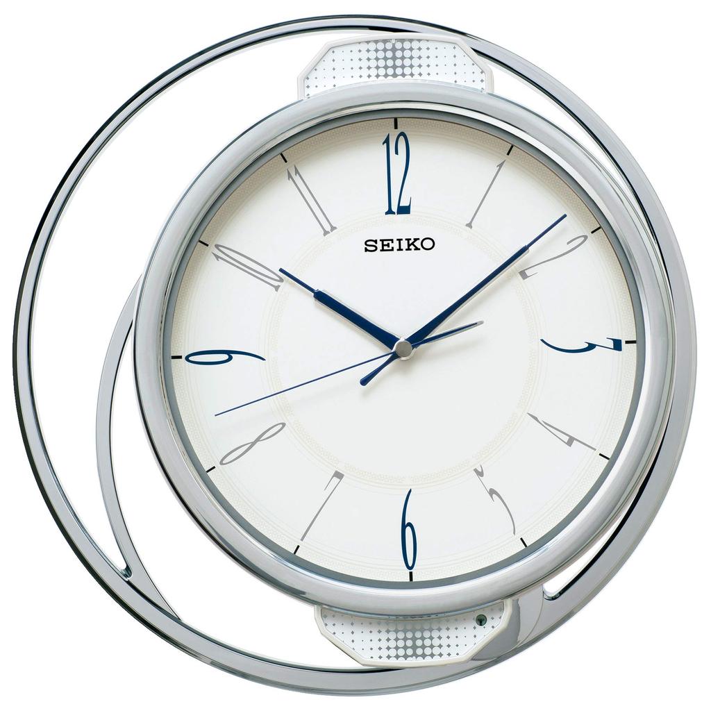 Seiko Часы настенные часы белые жемчужины диаметр 33 x радио аналоговый декоративный маятник PH207W 01 6.0 см