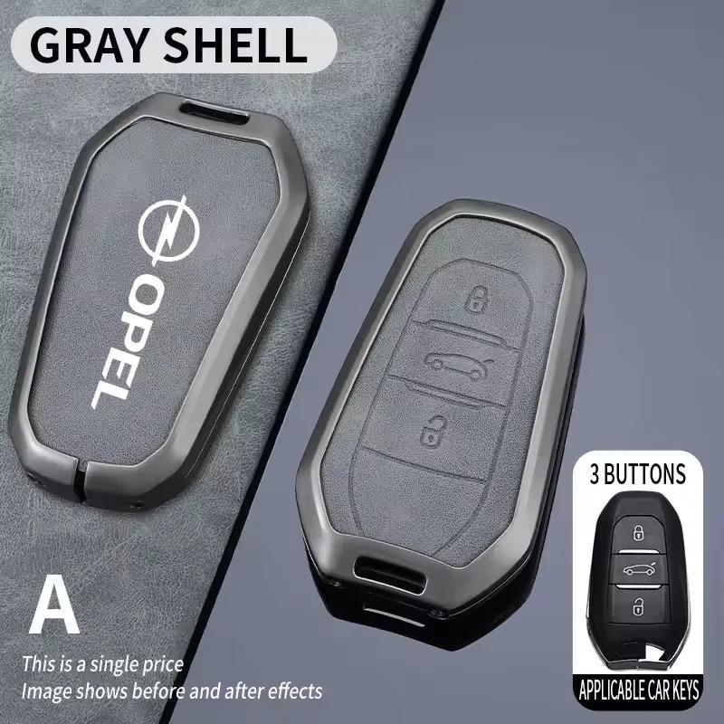 ltzjw3 NEW Car Remote Key Case Fob Cover Holder Shell Bag For Opel Mokka Corsa Astra Combo Grandland Insignia Frontera Accessory