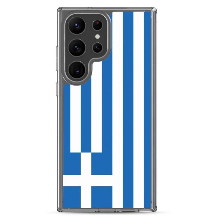 Телефонный чехол - Samsung - Galaxy S23 - Drapeau Grece - Souple - Multicolore