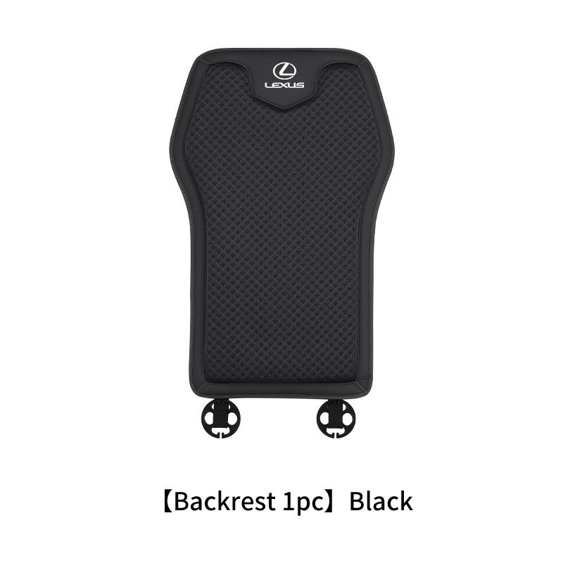 PYZW6 Car Seat Ice Silk Cushion Backrest Waist Pad Protector Cover Interior For Lexus CT200h ES250 ES300h IS250 IS200 GS300 GS460