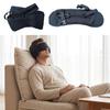 Memory Foam Sleeping Eye Mask Travel Pillow with Mask, 3-in-1 Adjustable Neck Support Full Coverage Sleep And Arm Rest Set for Airplane Train
