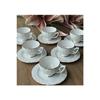 Set Of 6 Porcelain Coffee Cups