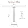 LED Desk Lamp 3 Levels Dimmable Touch Reading Light USB Rechargeable Eye Protection Foldable Table Lamp For Bedroom Study