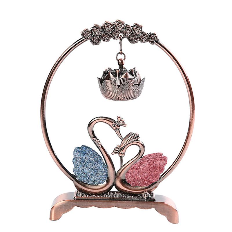 1 шт. металлический дзен кран дизайн двойного назначения курильница фен-шуй декор для медитации лебедь дракон подвесная печь