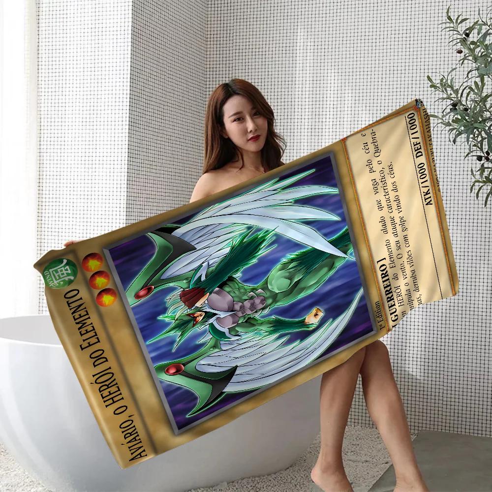 Yu-Gi-Oh КАРТА МОНСТРА Полотенце Микрофибра Пляжное полотенце Впитывающее Быстросохнущее Мягкое Полотенце для йоги, плавания, курорта, альпинизма