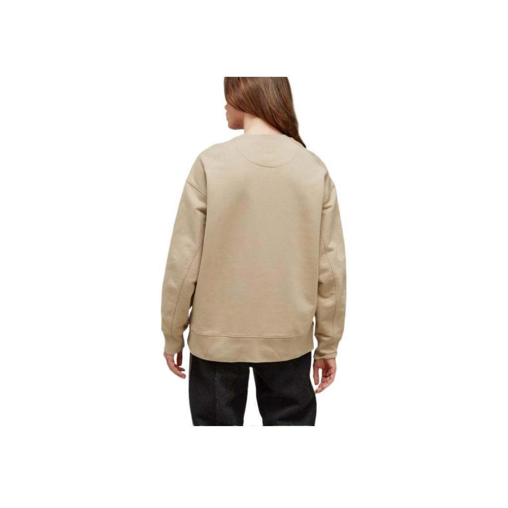 Y-3 FW22 Logo Print Letter Crewneck Sweatshirt Men Sweatshirt Khaki HT4496