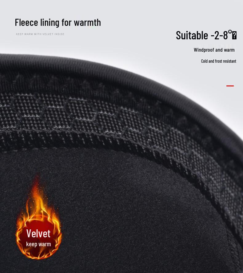 Velvet-Lined Winter Cycling Shoe Covers: Warm, Dustproof, Splash-proof, Non-slip, Wear-resistant PU for Night Sports