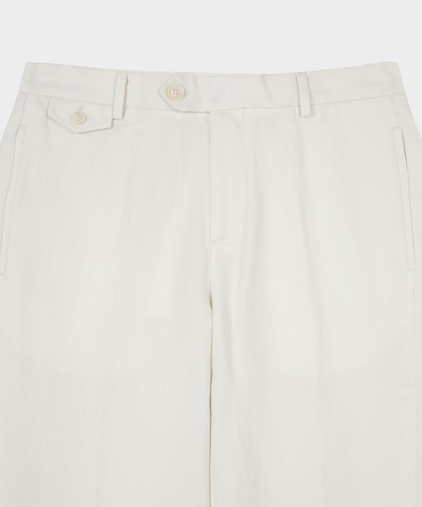 Брюки BROOKS BROTHERS из льна и хлопка (слоновая кость) (Bbpcmm7792Bfm)