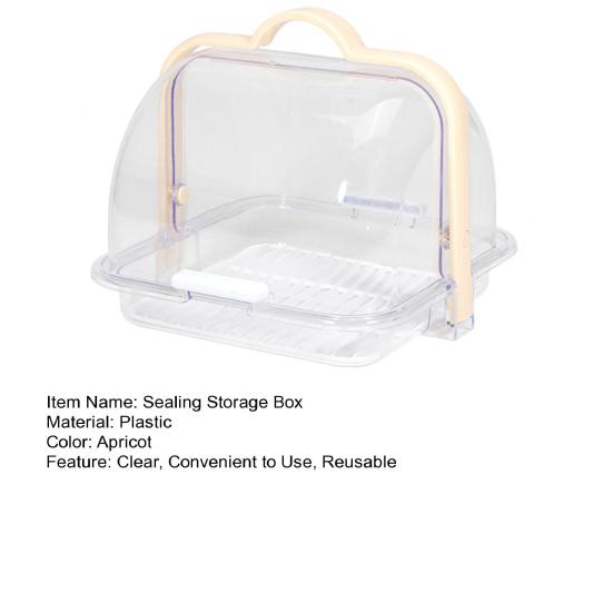 Органайзер для хранения, удобный портативный портативный прозрачный держатель для хлеба