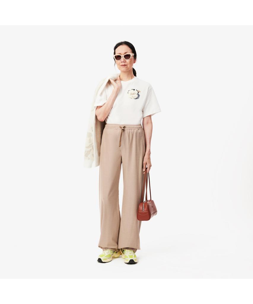 LACOSTE Женские фланелевые широкие брюки Hf7449-54N Icc