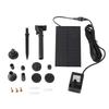 Solar Fountain Pump 5.5V 1.5W Polycrystalline Silicon Solar Panel Birdbath Fountain Pump