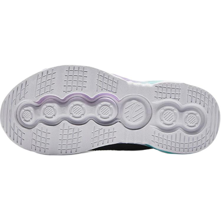 Anta Kids Energy Ring 10.0 Fashion Comfortable Physical Test Non-Slip Wear-Resistant Low-Top Running Shoes Kids Sneaker Black White 322449901-3