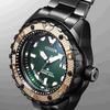Citizen PROMASTER механические зеленые часы Anaconda Super Titanium NB6008-82X