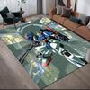 Квадратный коврик для пола с изображением из аниме Mobile Suit Gundam, нескользящий коврик для спальни, идеальный подарок для фанатов Gundam.chl