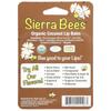 Sierra Bees Органический бальзам для губ, кокос, 4 шт., 0,15 унции (4,25 г) Каждый