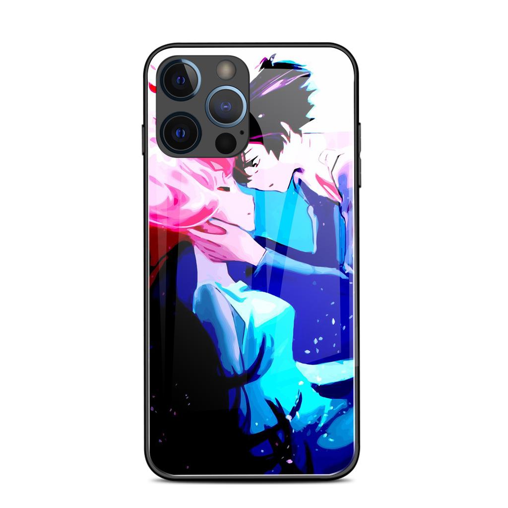 Чехол из закаленного стекла с японским аниме "DARLING in the FRANXX" для iPhone 6 6s 7 8 14 Plus X Xs Max Xr 11 12 13 14 Pro Max Se2020