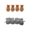 4pcs/set Breathable Thickened Pet Snow Boots Warm Plush Dog Cotton Shoes Wear-Resistant Anti Fouling Winter Dog Boots Activities