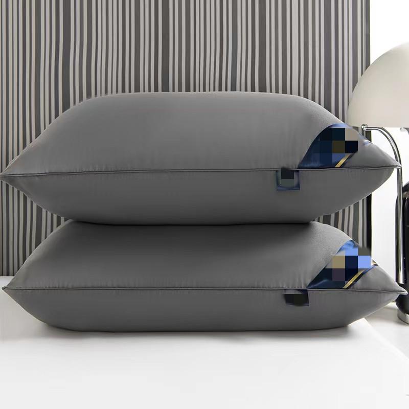 High-Elastic Hotel Pillow with Cervical Support and Down-Like Fiber Filling