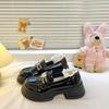 British Small Leather Shoes Women's Single Shoes 2025 Autumn New Platform Muffin Loafers Versatile Mary Jane Shoes Ins