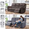 1 Seatewest Design 4-Piece Recliner Chair Cover Stretch Non-Slip Jacquard Recliner Sofa Slipcovers Protector Covers for Pet Kid