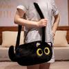 Мягкий плюшевый рюкзак с изображением кота Kawaii Black Cat Plusie Toy Doll Женская модная сумка через плечо Сумки на плечо для детей Школьная сумка для детей Подарок