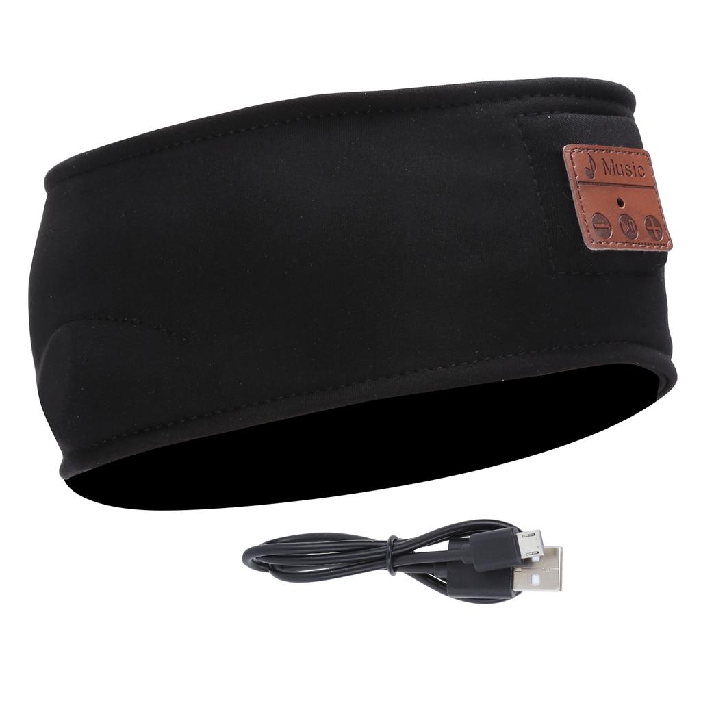 Bluetooth Music Headband Wireless Sports Elastic Headband Headphones for Side Sleepers