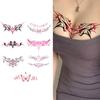 Sexy Heart Design Temporary Tattoo Stickers Women Waterproof Fake Tattoo Art Sexy Simulation Navel Chest Sticker