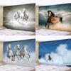 Running Horse Decorative Tapestry Office Living Room Decor Home Wall Tapestry