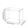Bag Display Box Handbag Organizer Dustproof Multifunction Show Case Sturdy Storage Bin Transparent