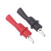 2 шт. мультиметра Push On зажим типа «крокодил» P2008 встроенный 2 мм зонд изолированный зажим типа «крокодил» для электрических испытательных зондов